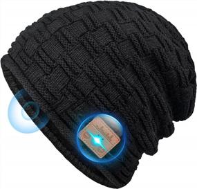 img 4 attached to Bluetooth Beanie Hat For Men & Women: Stocking Stuffers Gifts For Outdoor Sports