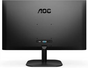 img 3 attached to 🖥️ AOC 27" Monitor: IPS, 1920X1080, Tilt Adjustment, Blue Light Filter, Flicker-Free, Wall Mountable, HDMI - 3-Sided Frameless Design