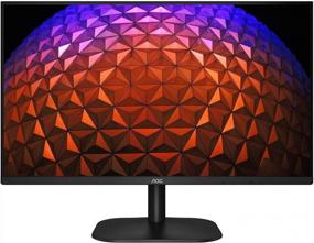 img 4 attached to 🖥️ AOC 27" Monitor: IPS, 1920X1080, Tilt Adjustment, Blue Light Filter, Flicker-Free, Wall Mountable, HDMI - 3-Sided Frameless Design
