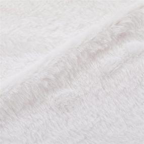 img 3 attached to Faux Fur Christmas Tree Skirts 48 Inches White Plush Skirts Large Xmas Tree Mats For Merry Christmas Ornaments Home Party Tree Decorations