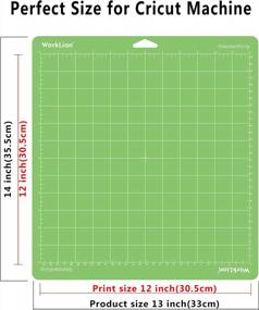 img 1 attached to Upgrade Your Crafting Game With WORKLION Cutting Mat StandardGrip: 5 Durable Mats For Cricut Explore One/Air/Air 2/Maker