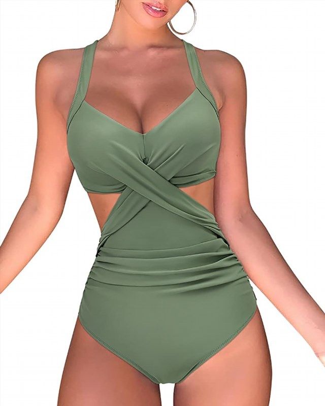  OMKAGI Women Seamless One Piece Jumpsuits Racerback