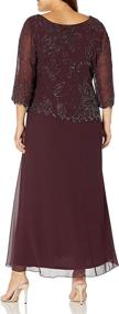 img 1 attached to Floral Beaded Dresses for Women by Kara Womens Sleeve Women's Clothing