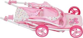 img 1 attached to Hauck Love Heart Twin Doll Toy Stroller - Perfect Playmate For Your Little One'S Imaginative Journey
