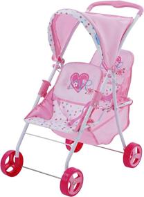 img 4 attached to Hauck Love Heart Twin Doll Toy Stroller - Perfect Playmate For Your Little One'S Imaginative Journey