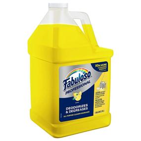 img 2 attached to 🍋 FABULOSO Professional All Purpose Cleaner & Degreaser, Lemon, Concentrated Formula: Effective Bathroom, Toilet, and Floor Cleaner for Commercial Use - 4 Gallons Total (128oz, Case of 4)