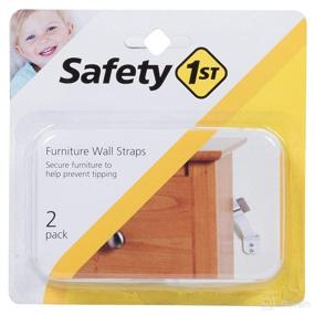 img 1 attached to 🔒 Secure and Protect: Safety 1st Furniture Wall Straps (6 pack) for Ultimate Safety