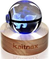 🔮 kaitnax 3d crystal ball night light - color changing table lamp for game fans and children - usb powered kids toy bedroom décor - birthday & christmas gift логотип