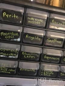 img 8 attached to Reusable Chalkboard Stickers For Jars, Containers, And Canisters - Pack Of 180 Premium Pantry And Storage Labels With 2 Erasable Chalk Markers (White/Yellow)