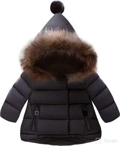 img 2 attached to Jojobaby Hooded Snowsuit Windproof Outerwear Apparel & Accessories Baby Boys ~ Clothing