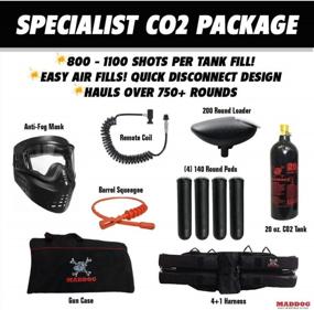 img 3 attached to Enhance Your Game With The Maddog Specialist CO2 Paintball Gun Accessory Package