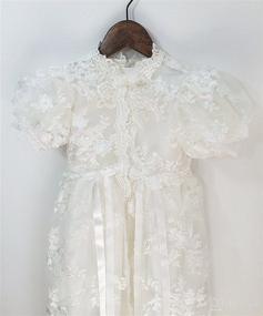 img 2 attached to 👶 Abaowedding® Newborn Baby Baptism Dress Lace Christening Gowns Baby Dress