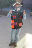 img 1 attached to Tepsmigo Kids Tactical Vest Kit With 100 Refill Darts, 2 Reload Clips, Face Tube Masks, Hand Wrist Bands And Protective Glasses - Ages 5+ review by Gary Zielinski