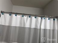 img 1 attached to Upgrade Your Shower Setup With Cyrra Stainless Steel Double Hooks - Rust Resistant, Glide Smoothly, And Ideal For Shower Curtain And Liner - 12 Pack With Starfish And Shell Design! review by Mark Bishop
