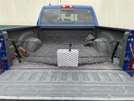 premium trunk cargo net for jeep gladiator sport with spray-on bed liner 2020-2022 - truck bed envelope style organizer - vehicle carrier for jeep gladiator sport логотип