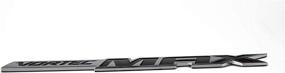 img 2 attached to 1Pcs VortecMax Door Emblem Nameplates 3D Logo For Chevrolet Silverado Sierra