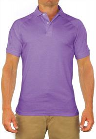 img 3 attached to Men'S Slim Fit Polo Shirt - Stretch Breathable Sweat Wicking Fitted Collar T-Shirt