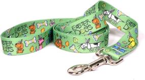 img 1 attached to 🐶 Easter Dogs Yellow Dog Design Standard Lead, 1" x 60" (5 ft.) - Enhanced SEO