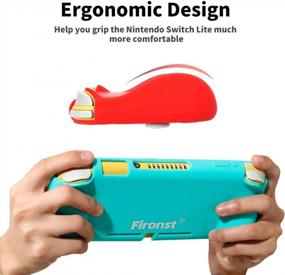 img 3 attached to 2 Pack Soft Silicone Shock Proof Protective Cover With Ergonomic Grip Design For Nintendo Switch Lite 2019 - Fironst Case