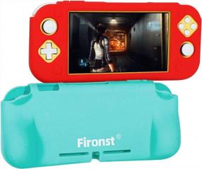 img 4 attached to 2 Pack Soft Silicone Shock Proof Protective Cover With Ergonomic Grip Design For Nintendo Switch Lite 2019 - Fironst Case