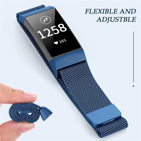 img 1 attached to XFYELE Stainless Compatible Adjustable Magnetic Wellness & Relaxation : App-Enabled Activity Trackers