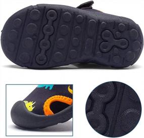 img 1 attached to Quick-Dry Closed-Toe Water Shoes For Boys & Girls - Ideal For Aquatic Sports - Toddlers & Kids Size - HOBIBEAR