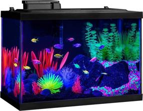 img 1 attached to 🐠 GloFish Aquarium Kit: Enhance Your Fish Tank with LED Lighting and Built-in Filtration!