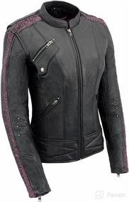 img 4 attached to Stylishly Empowering: Milwaukee Leather MLL2570 Women's Black 'Phoenix Embroidered' Leather Motorcycle Jacket