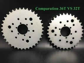 img 3 attached to CDHPOWER 36T Sprocket For 410/415 Chain Gas Engine Motorized Bicycle - Multifunctional High Performance