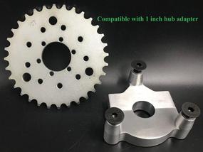 img 1 attached to CDHPOWER 36T Sprocket For 410/415 Chain Gas Engine Motorized Bicycle - Multifunctional High Performance