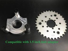 img 2 attached to CDHPOWER 36T Sprocket For 410/415 Chain Gas Engine Motorized Bicycle - Multifunctional High Performance