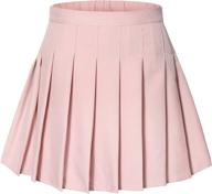 tremour school uniform pleated scooter skirt for girls' clothing logo