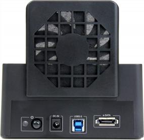 img 2 attached to 🔥 Black StarTech.com Hot-Swap Hard Drive Docking Station for 2.5"/3.5" SATA III Hard Drives - External eSATA/USB 3.0 Hard Drive Dock with UASP (SDOCKU33EF)