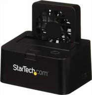 🔥 black startech.com hot-swap hard drive docking station for 2.5"/3.5" sata iii hard drives - external esata/usb 3.0 hard drive dock with uasp (sdocku33ef) logo