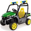 get your kids riding in style with john deere's rechargeable gator with detachable water squirter logo