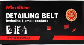 img 1 attached to 🚗 Maxshine Automotive Organizer Kit with Adjustable 600D Oxford Car Detailing Tool Belt