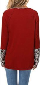 img 2 attached to Leopard Print Summer Tops For Women: Stylish And Comfortable Casual Wear