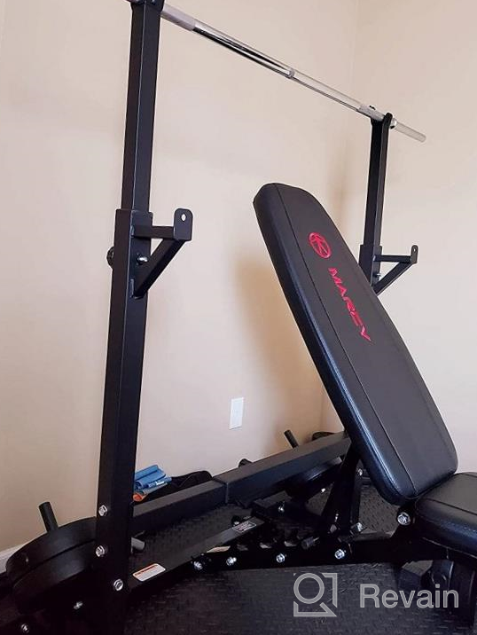 img 1 attached to 550Lbs Adjustable Squat Rack Stand, Barbell Rack, Bench Press Home Gym Weight Rack Stand By BangTong&Li review by Rafael Lee