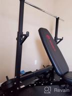 img 1 attached to 550Lbs Adjustable Squat Rack Stand, Barbell Rack, Bench Press Home Gym Weight Rack Stand By BangTong&Li review by Rafael Lee