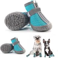 anti slip breathable waterproof reflective adjustable dogs logo