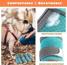 img 1 attached to Anti Slip Breathable Waterproof Reflective Adjustable Dogs