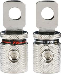 img 1 attached to Heavy Duty Tsunami RT804P Ring Terminals (Pair): Unbeatable Performance