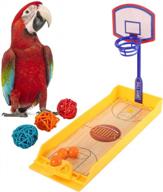 durable pet parrot basketball exercise training toy set - enhance bird intelligence and skills with educational bird toy logo
