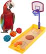durable pet parrot basketball exercise training toy set - enhance bird intelligence and skills with educational bird toy logo