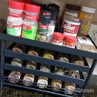 img 1 attached to TQVAI 3-Tier Spice Rack Organizer With Pull Out Drawers - 30 Jars And Labels - Perfect For Kitchen Countertops, Cabinets And Pantry - Upgraded Version In White review by Josh Sheehan