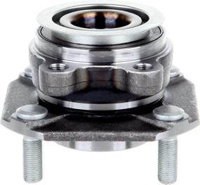 img 1 attached to 🔧 cciyu 513297 Wheel Hub and Bearing Assembly: Replacement for Nissan Sentra Front Wheel Hubs with ABS 4 Lugs (Pack of 2)