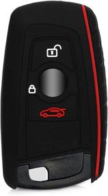 img 3 attached to 🔑 Enhance Your BMW Key with the Stylish kwmobile Black/Red Key Cover