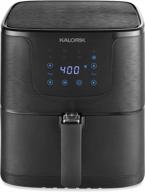 kalorik 3.5qt digital air fryer pro - матовый черный | профессиональная кулинария логотип