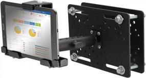 img 3 attached to ARKON 7.25 Inch Robust Metal Locking Forklift Tablet Mount Retail Black (FLRM256TAB4)