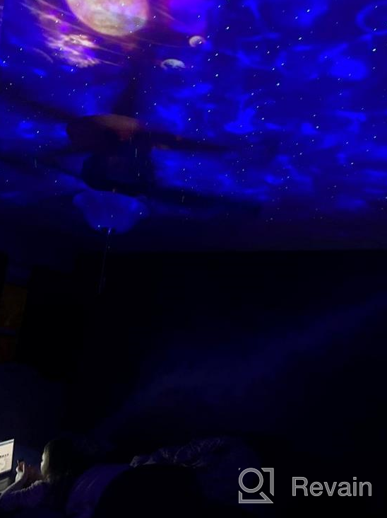 img 1 attached to Transform Your Bedroom Into A Starry Night Sky With TekHome'S Galaxy Light Projector - LED Star Projector With Bluetooth Speaker For Ultimate Entertainment Experience! review by Jason Bollinger